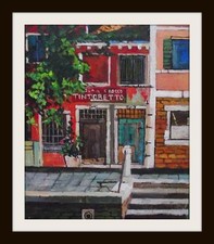 Original Impressionist Painting : Melanie Reynoso Parker : Old Venice House's