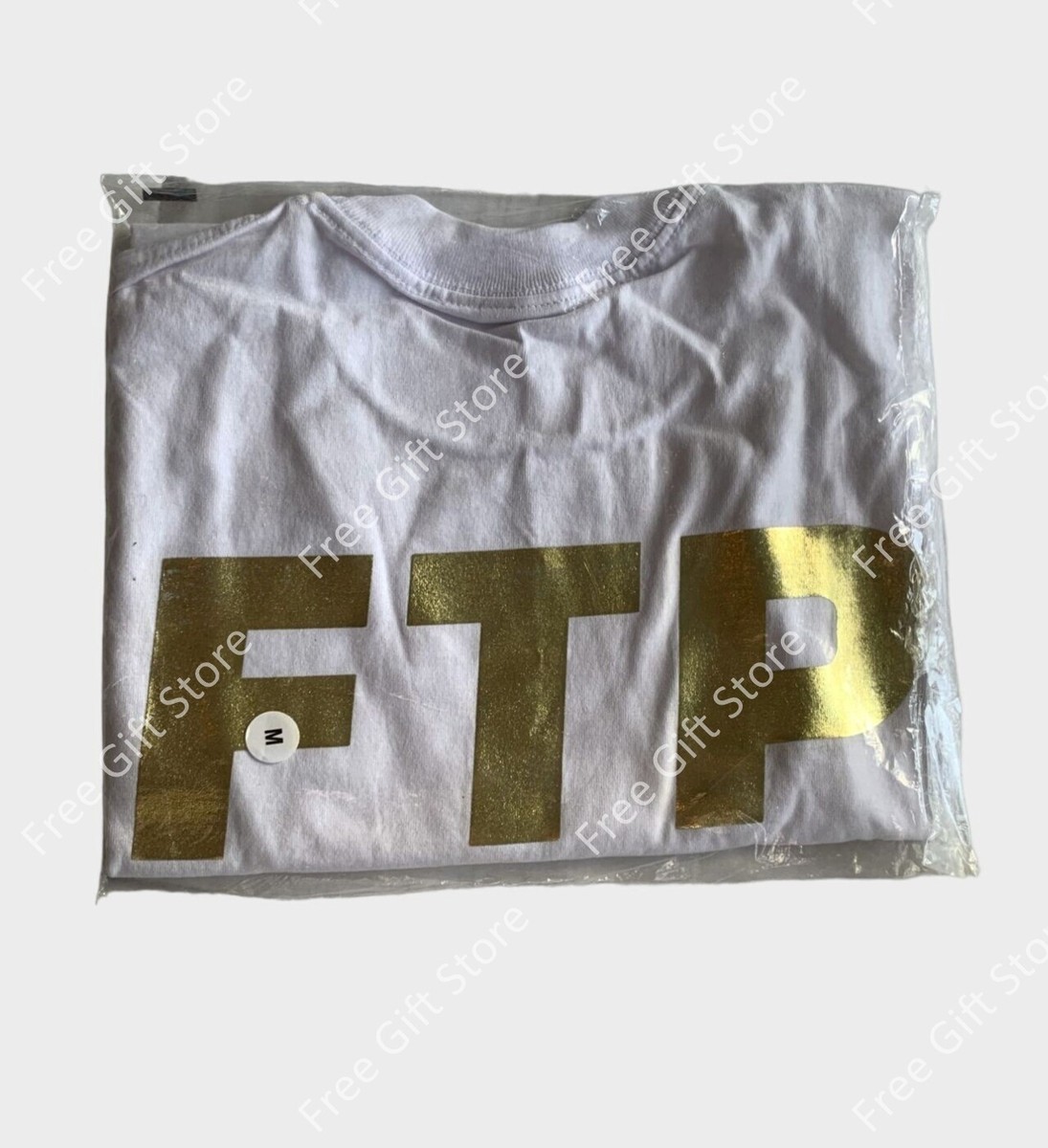 Tシャツ・カットソー FTP 10 Year Logo Tee White SS 20 2020 FTP 10 Year Anniversary Gold Logo Tee Shirt White | eBay