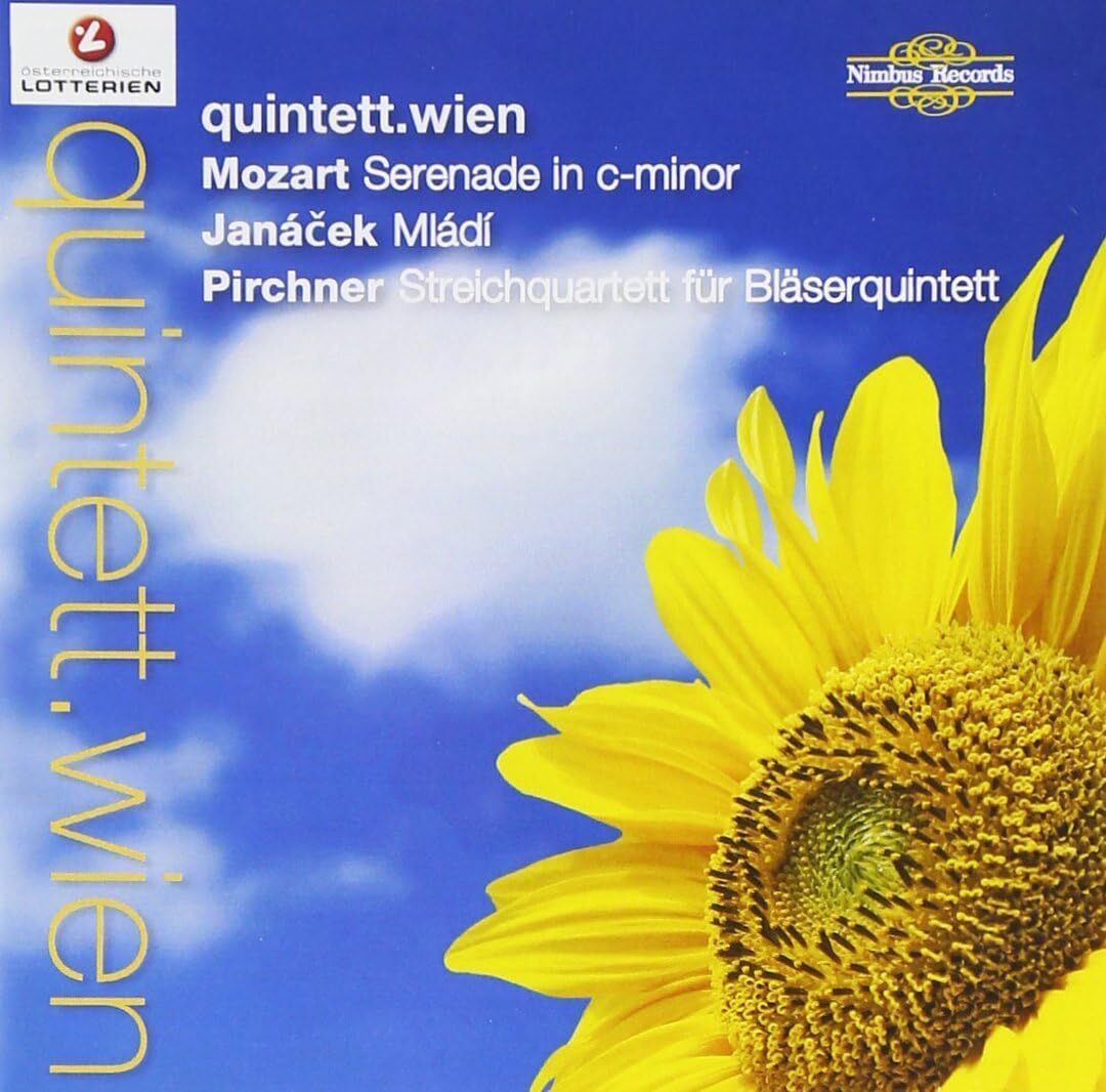 Wolfgang Amadeus Moza Mozart: Serenade in C-minor/Janácek: Mládi/Pirchner:. (CD)