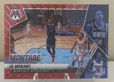 2020-21 Mosaic Ja Morant Red Prizm Montage #24 Grizzlies