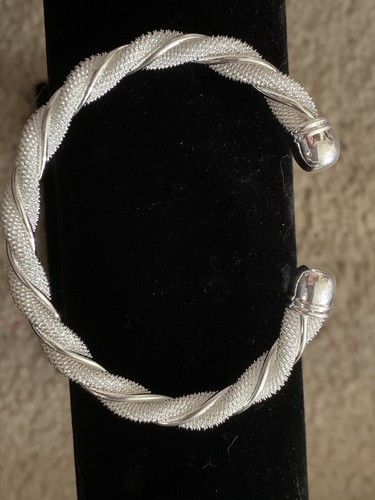 925 Silver Bangle Bracelet - Picture 2 of 4