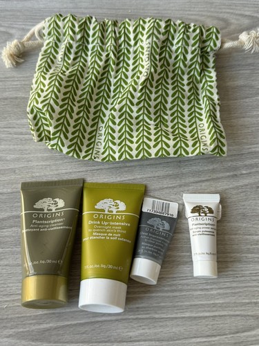 NEW Origins Plantscription Cleanser And Serum And Drink Up Mask - 第 1/4 張圖片