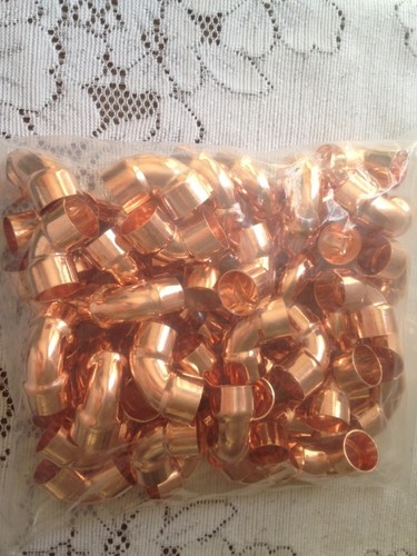 3/4" 90 Degree Copper Elbow Fitting, 100pcs Plumbing Fitting