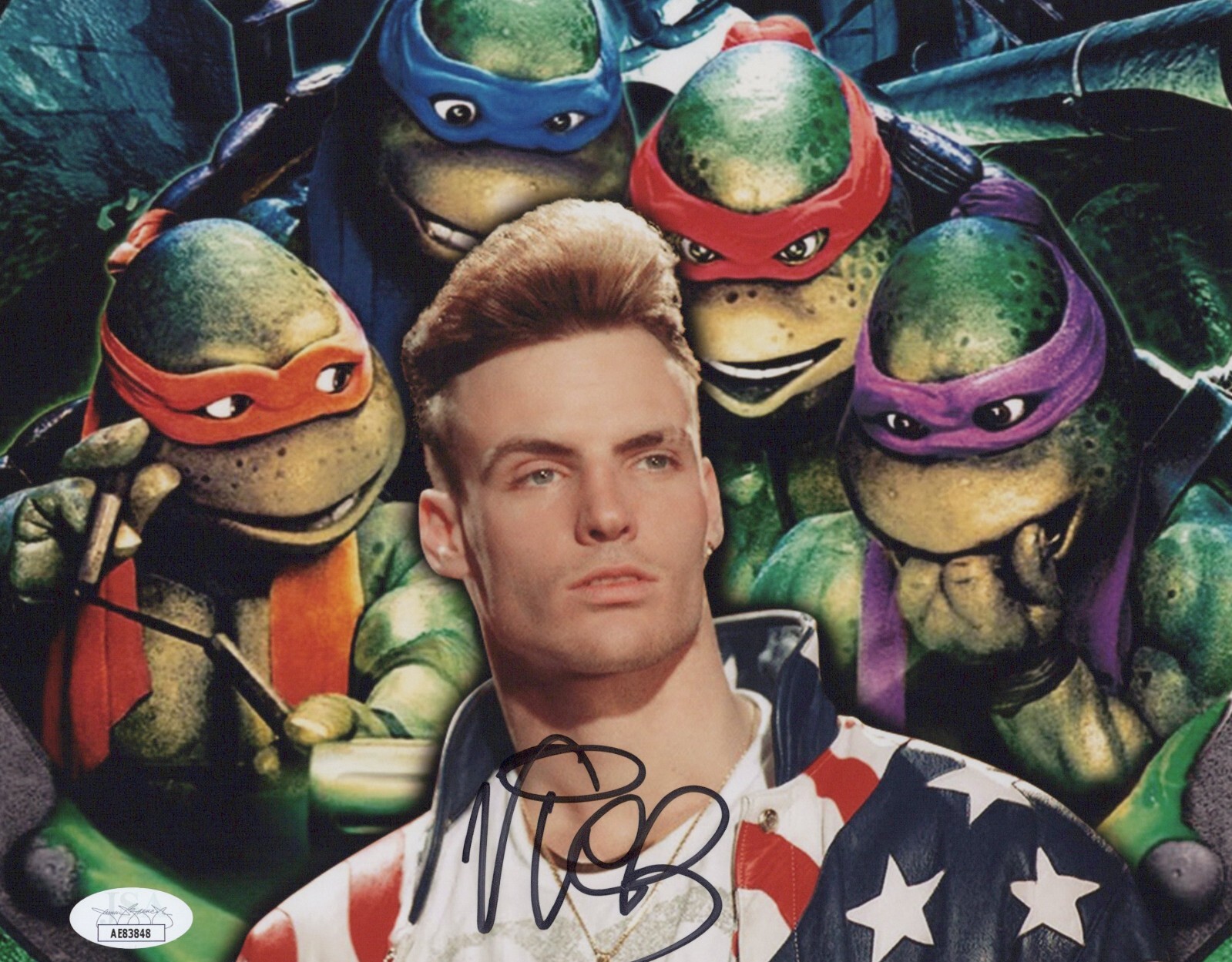 Vanilla Ice Autographed Signed TMNT- aka Rob Van Winkle 8x10 photo JSA COA 