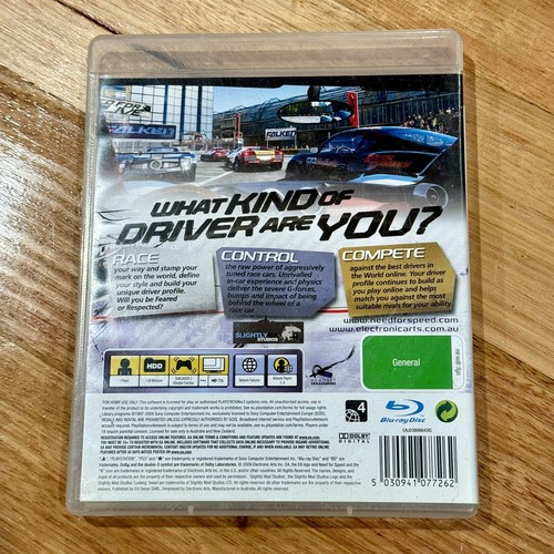 Need For Speed Shift Sony PlayStation 3 PS3 Game COMPLETE With Manual - Picture 2 of 7
