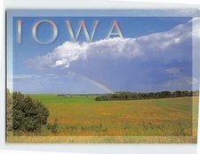 Postcard Field Nature Scenery Iowa USA