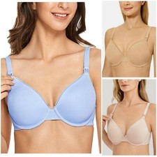 Women's Full Coverage Lightly Padded Underwire Maternity Nursing Bras  A207 