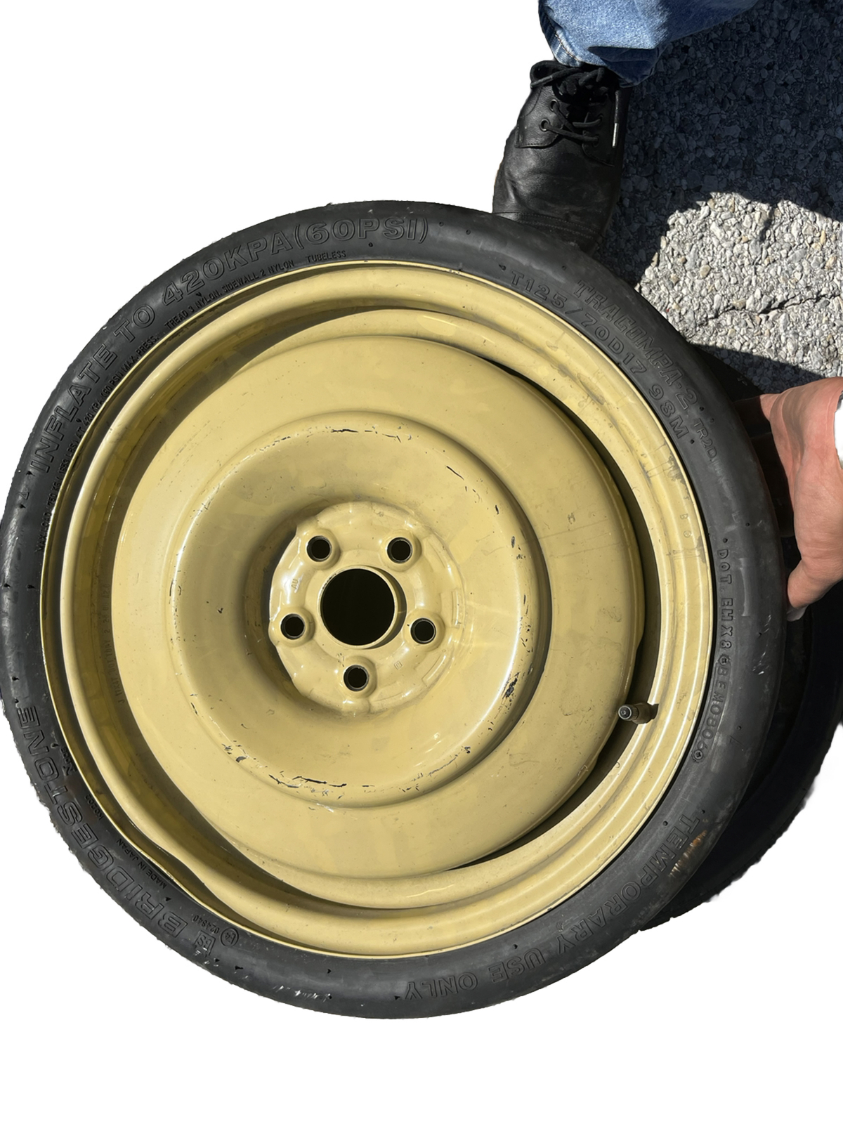 20052010 Scion TC Emergency Spare Tire Compact Donut Wheel OEM T125