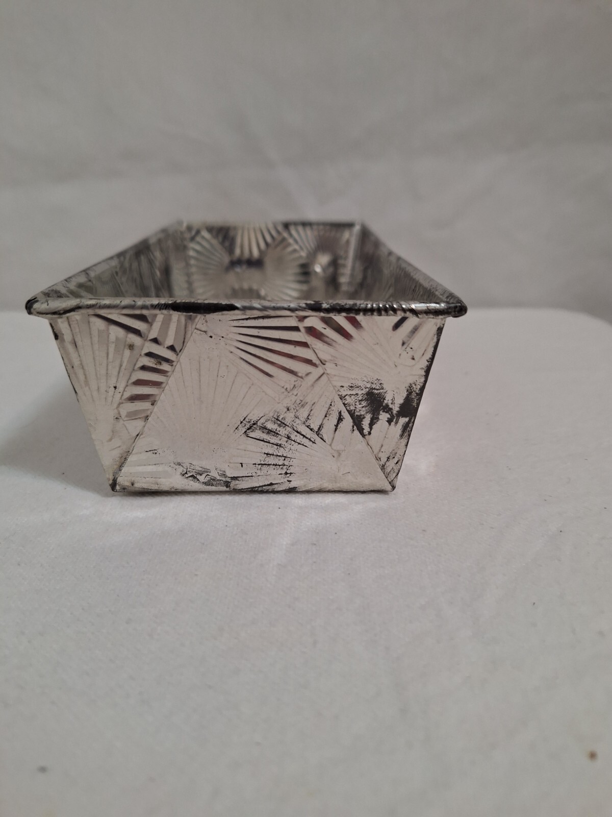 Vintage 1930's Bakerex Crownware Diamond Starburst design bread loaf pan eBay