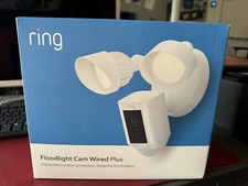 Ring Floodlight Cam Wired Plus - White, Pack of 1