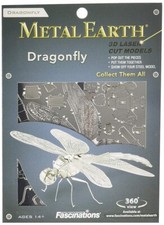 Fascinations Metal Earth Insect Dragonfly 3D Laser Cut Steel Puzzle Model Kit