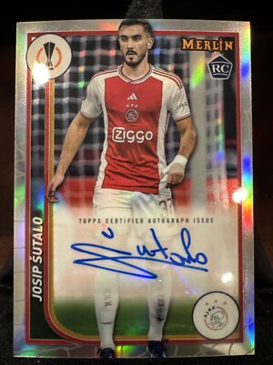 Josip Sutalo 2023-24 Topps Merlin RC Auto
