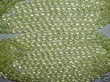 AL204 CZECH 6mm Fire Polished Glass Beads-JONQUIL 25 