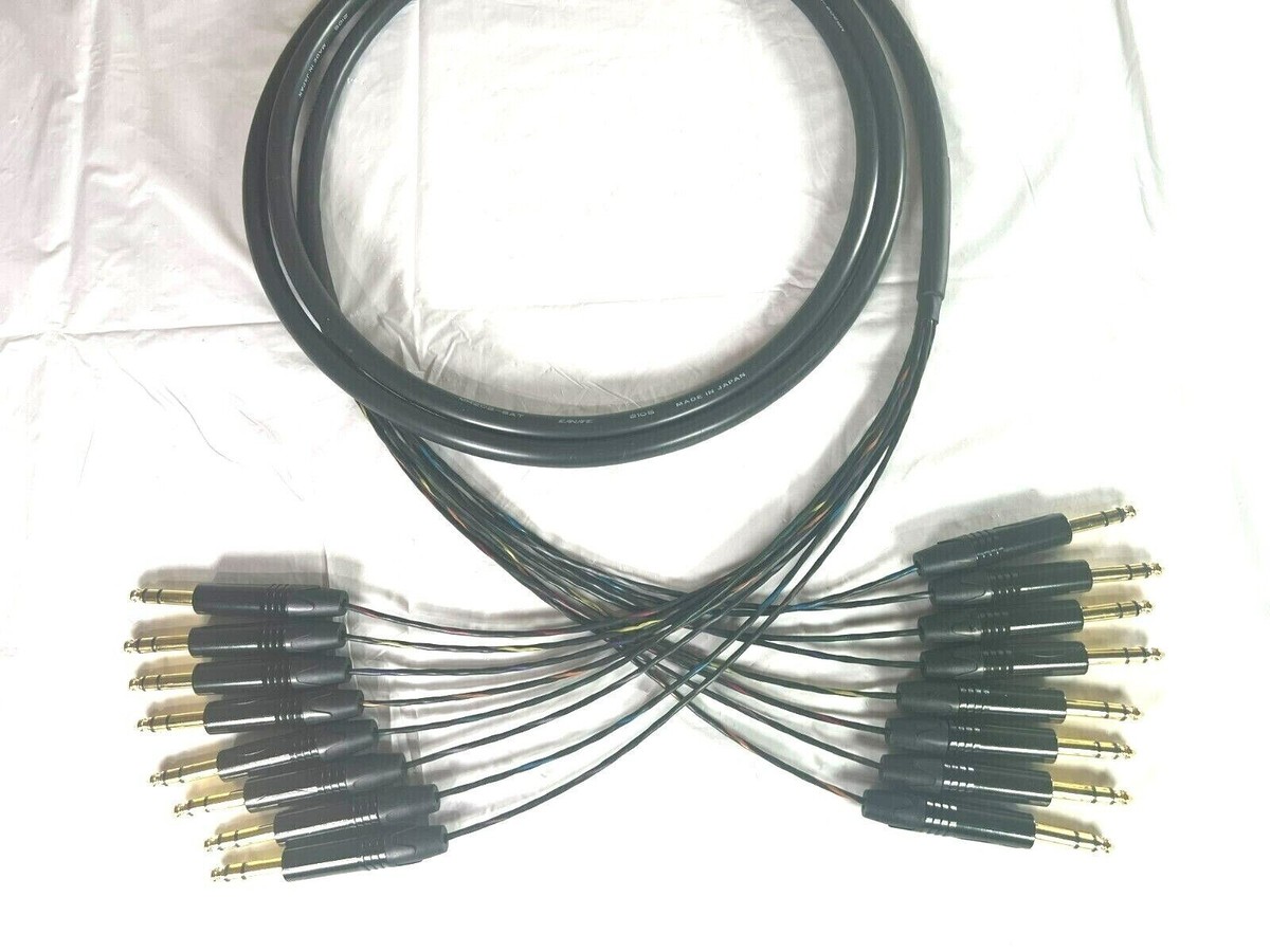 CANARE MR202-8AT XLR 8ch マルチケーブル 2m Canare MR202-8AT 8 Channel Balanced Studio Snake Cable, 1/4