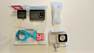 Yi Lite Cam Action Kamera black schwarz mit Unterwassergehäuse Zubehörpaket