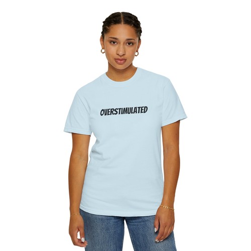 Camiseta unisex sobreestimulada, camiseta gráfica, camisa Cool Vibes, ropa de calle de moda, - Imagen 35 de 53