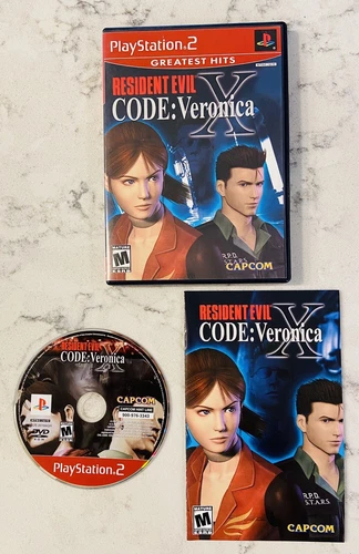 Resident Evil Code: Veronica X (Sony PlayStation 2, 2002) COMPLETE! TESTED!