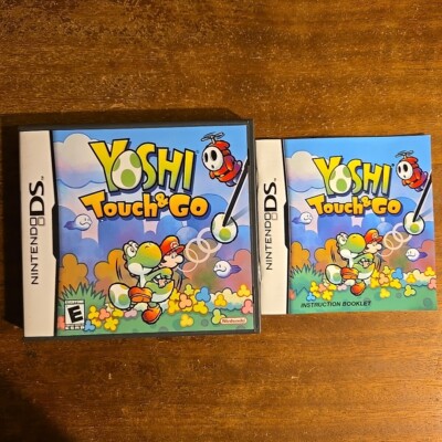 Yoshi Touch & and Go - Case and Manual - No Game - Authentic Nintendo DS