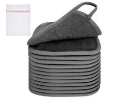 Makeup Remover Cloth, 6 inch x 6 inch Reusable Makeup Remover Towels with Laundr