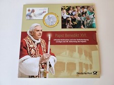 Papst Benedikt Deutsche Post Vatikan Numisbrief Schuber 2007 zum 80 Geburtstag