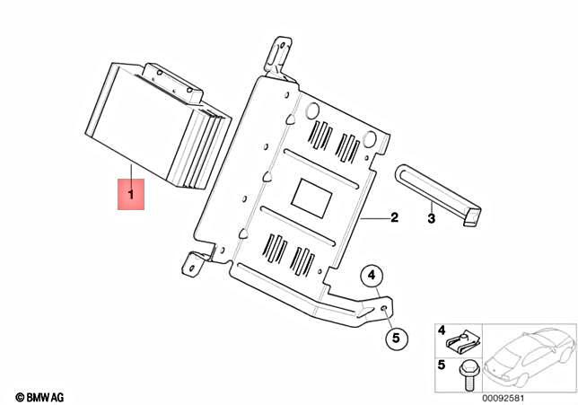 Audio Equipment Radio Amplifier 65126961389 Fits 2007 BMW 750LI 