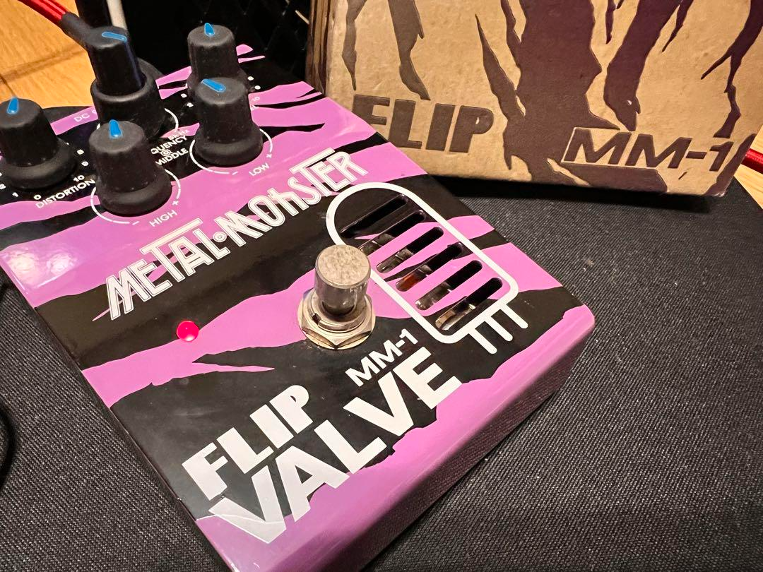 グヤトーンFLIP VALVE MM-1 チューブディストーションエフェクター Guyatone FLIP VALVE MM-1 Tube Distortion Effector w/box purple