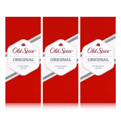   OLD SPICE Original After Shave Lotion Kraftvoll und Erfrischend XXL 3x 150ml  