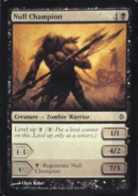 Null Champion - Rise of the Eldrazi: #121, Magic: The Gathering Lp R36