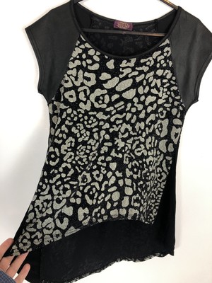 animal print floaty dress