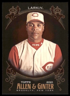Barry Larkin 2021 Topps Allen & Ginter X Black Card Legend #78