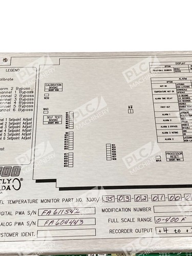 Bently Nevada 3300 Six Channel Temperature Monitor 3300/35-03-02-01-00-00 - Picture 6 of 7