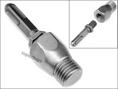 SDS Plus Wet Drill Bit Square Shank Arbor M22 Adaptor Rotary Hammer Power Impact