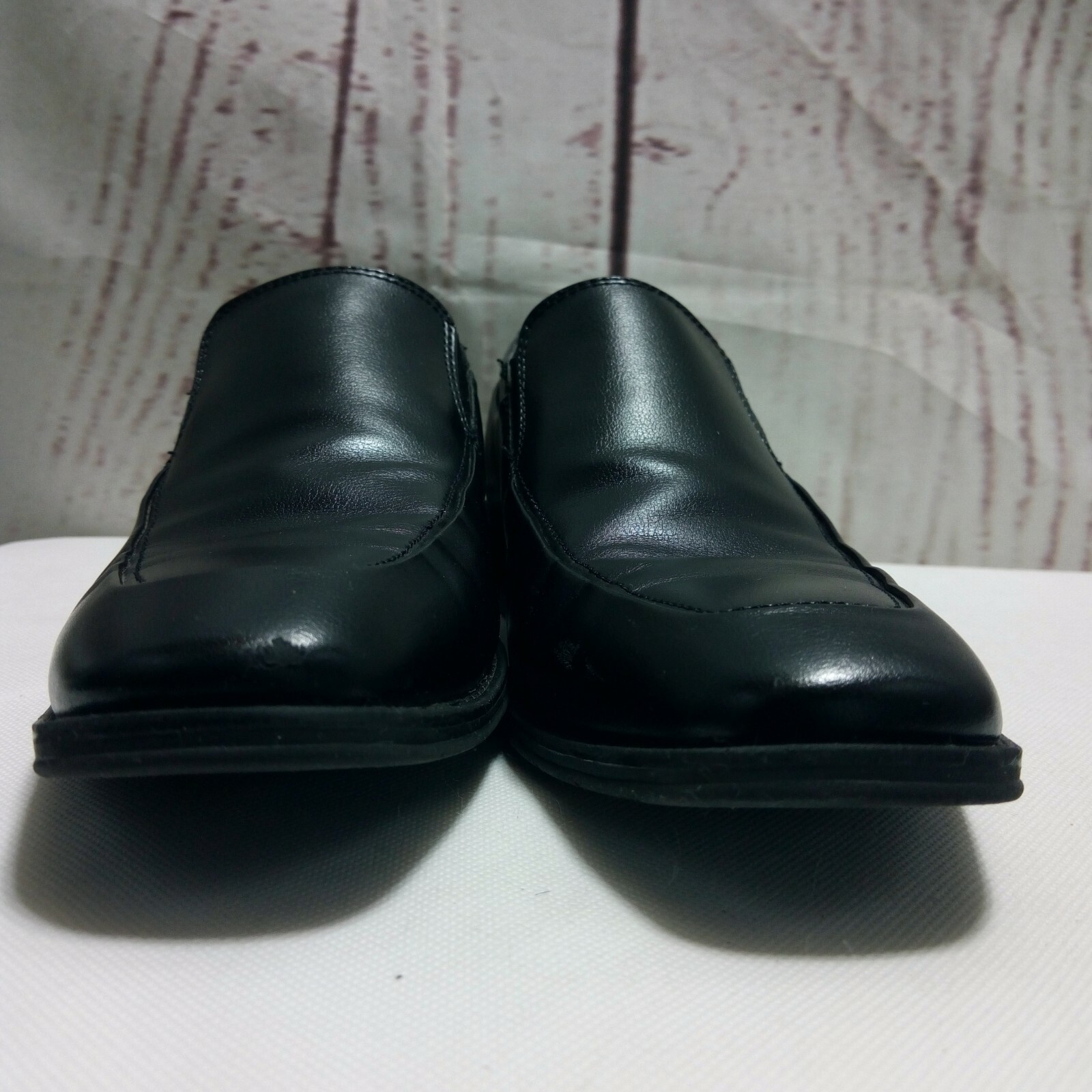 SAOLA Scarpe eleganti uomo Apt 9 Oxford nere in ecopelle slip on taglia 8 5M