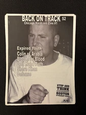 Back On Track One/#1 - RARE Chicago Punk/Hardcore Magazine/Zine 2005