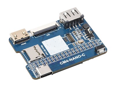 Waveshare Nano Base Board for Raspberry Pi Compute Module 4 Same Size as CM4