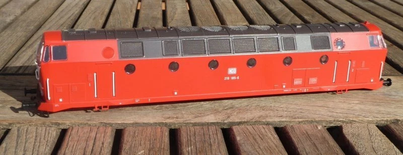 Gützold 34050 Loc Housing Diesel Locomotive Br 219 185-6 DB Ag Epoche5 of the Bw - Image 3 of 3