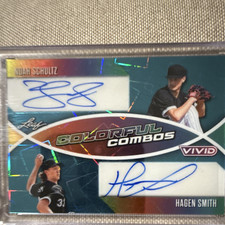 Leaf 2025 Vivid Colorful Combos Noah Schultz/Hagen Smith Dual Auto CC-27 10/10