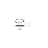 BremsbeläGe Bremsbelagsatz FüR Ford Galaxy WA6 S-Max Volvo XC60 156 V60