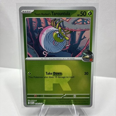 Team Rocket's Tarountula (Team Rocket) 018/217 Me: Ascended Heroes Reverse Holo