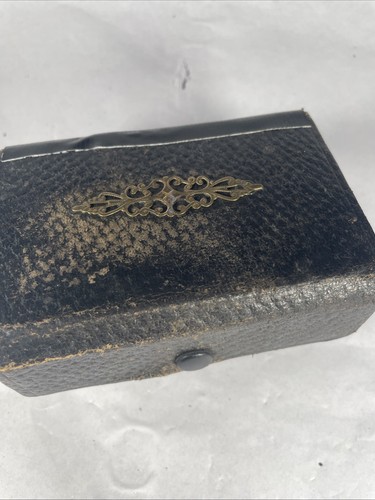 Juego de viaje de póker de colección fichas y cartas de póker años 40 en estuche de cuero decoración de cueva para hombre - Imagen 2 de 14