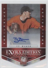 2012 Elite Extra Edition Aspirations Die-Cut Signatures /100 Ty Blach Auto 0b0