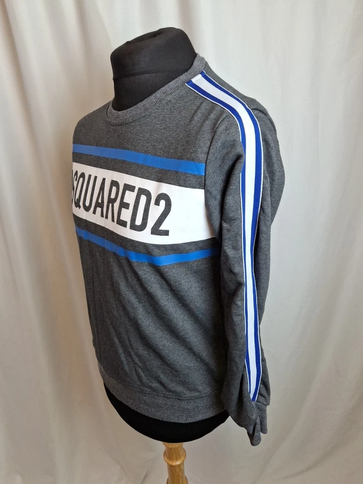 DSQUARED2 Jumper Swaeter Smart Casual Designer Jersey Grey Medium A3648 - Image 3 of 4