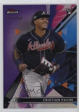 2021 Topps Finest Purple Refractor /250 Cristian Pache #97 0s2w
