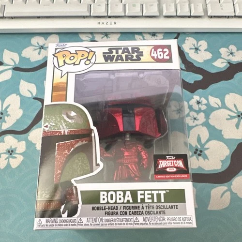 Funko Star Wars Boba Fett Metallic TargetCon Exclusive Pop! Vinyl #462
