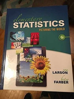 Elementary Statistics: Picturing the - Hardcover, by Ron Larson - Very Good