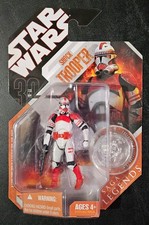 Star Wars 30th Anniversary Saga Legends Shock Trooper Action Figure New MOC Coin
