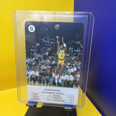 Byron Scott 1988 Fournier Estrellas #6 Los Angeles Lakers