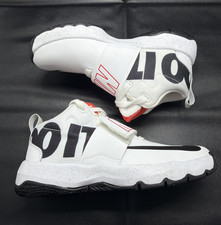 NIKE (PS) Nike Team Hustle D8 'Just Do It' Shoes Youth Size 4 Y White Black Red