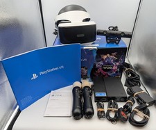 Sony PlayStation VR 1 (PS4) - With Remotes, Camera & Cables - NO GAME - BOXED