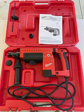 Milwaukee 5345-21 Heavy Duty 1-3/4โ Spline Rotary Hammer Drill USA Made w/ Case